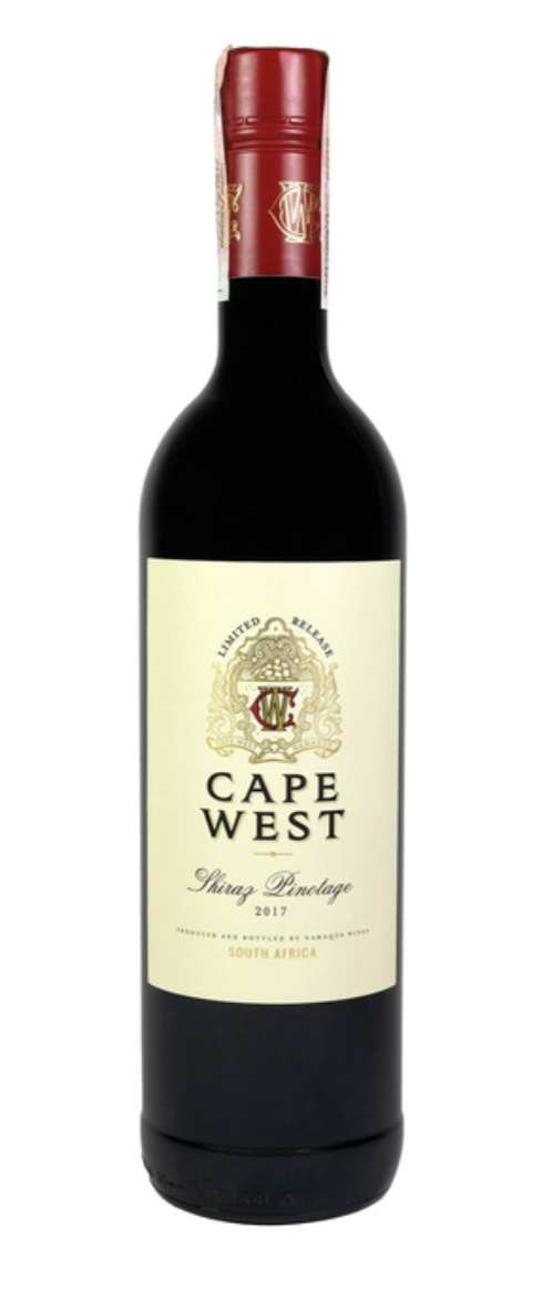 Вино Cape West Shiraz Pinotage сухе червоне 14% 0.75 л